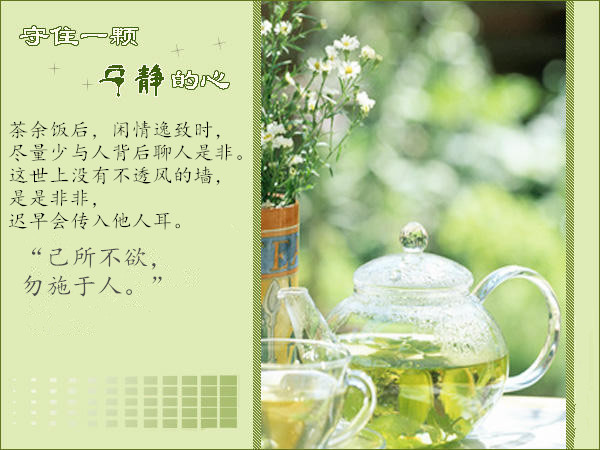 静察己过勿论人非,闲谈莫论人非事后常思己过