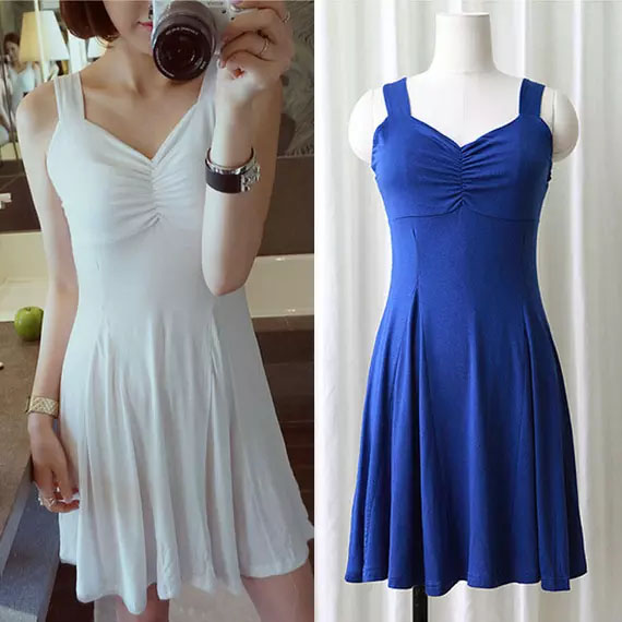 轻薄凉快夏季连衣裙,热天凉快连衣裙新款