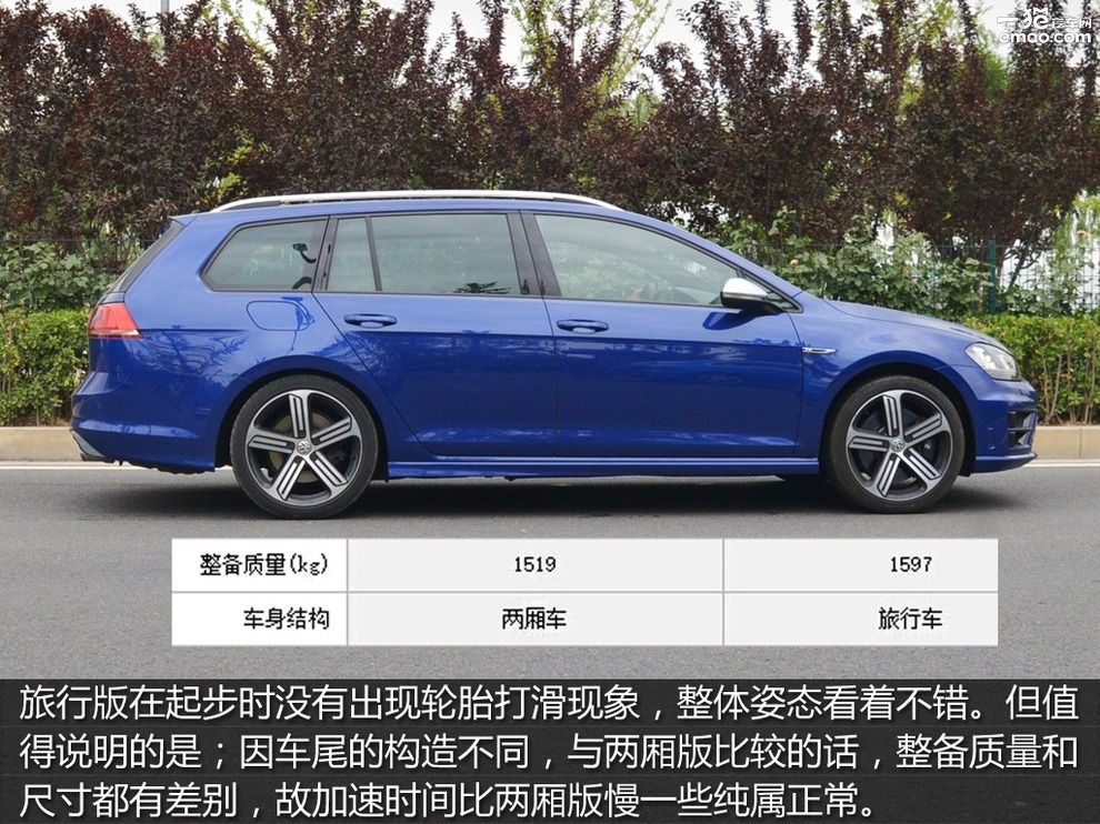 蓝色少数派试驾2016款高尔夫R旅行版