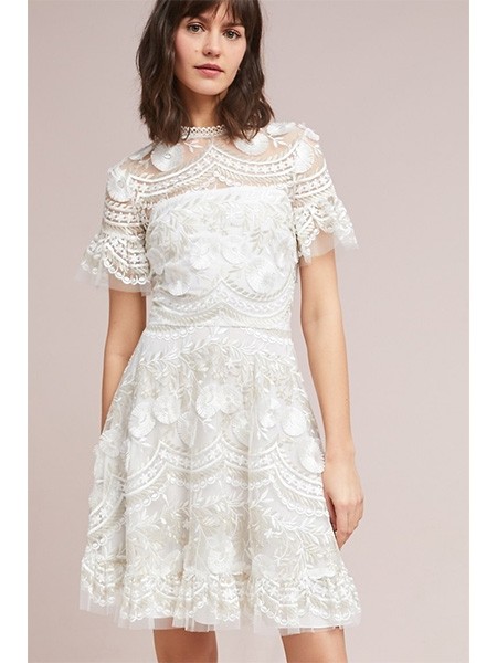 短款婚纱礼服,婚纱礼服小众高级短款