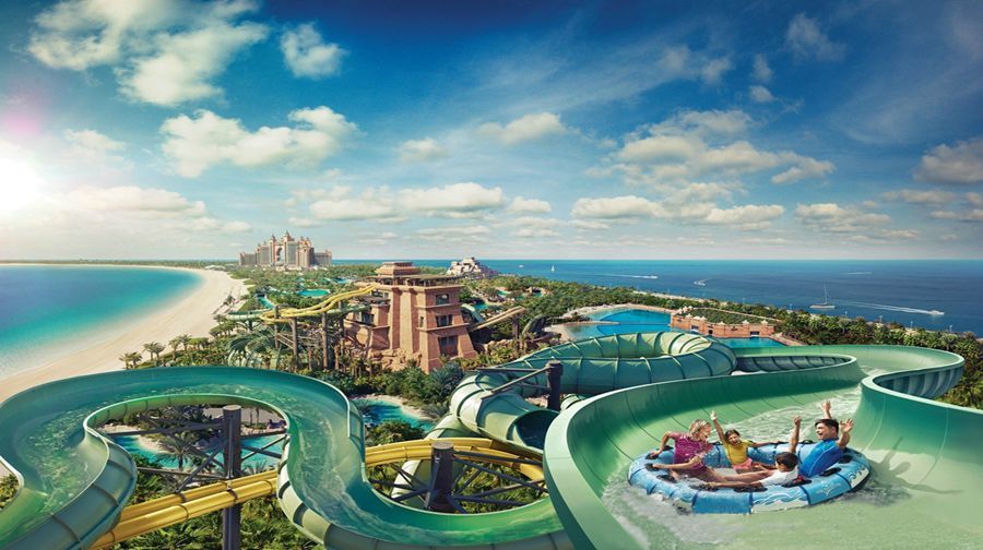 迪拜亚特兰蒂斯酒店攻略完整版,体验迪拜亚特兰蒂斯酒店游泳池