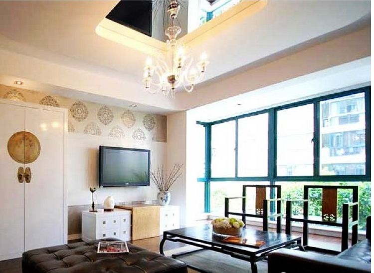 125㎡简约三房两厅清新风格,125平3房2厅2卫新中式装修