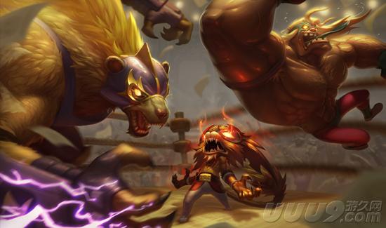 号外！LOL热血摔角赛登场擂台霸主皮肤降临！