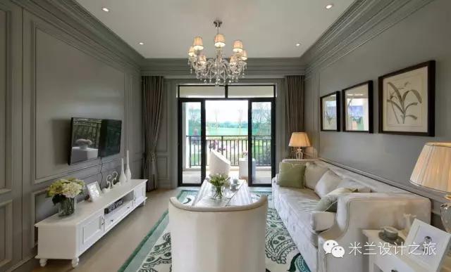 美式风格装修样板房效果图,美式装修风格样板房案例