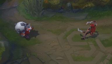 龙龟足球版新皮肤面世,2018盲僧龙龟双飞踢