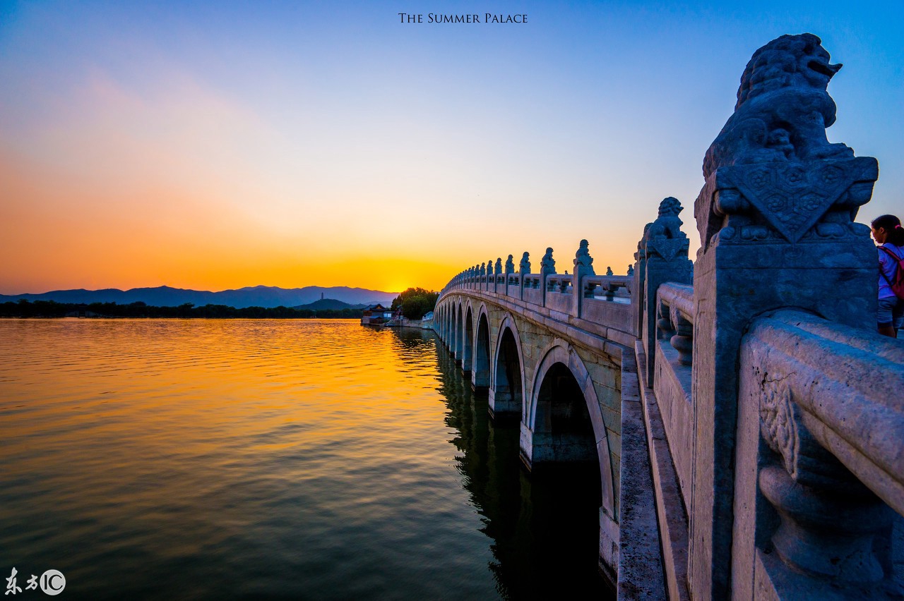 北京颐和园泛舟昆明湖,颐和园昆明湖秋景