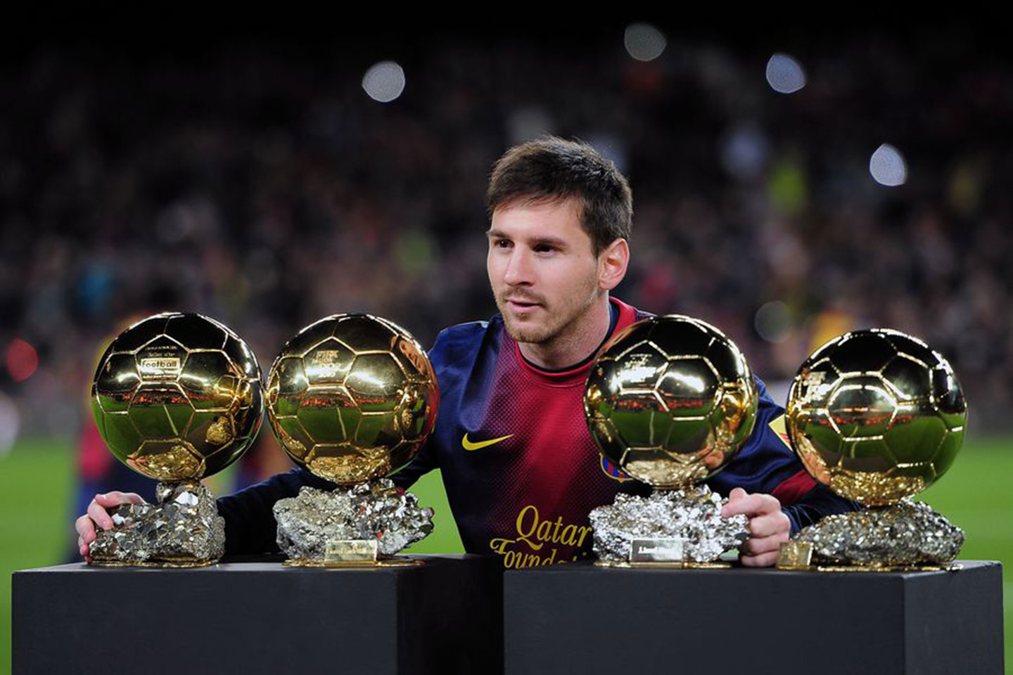 金球奖典礼梅西7次金球奖画面,梅西第7次夺得金球奖