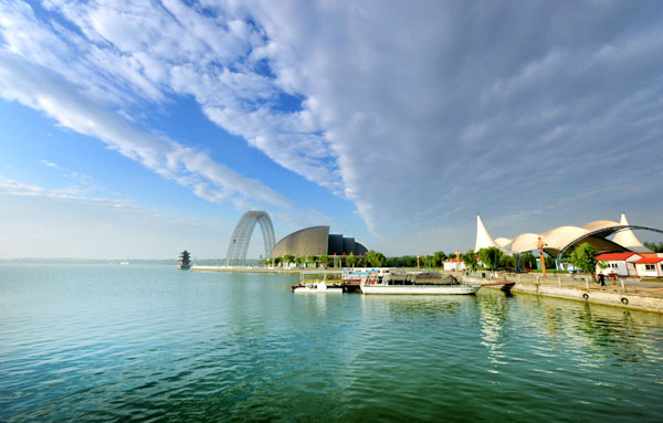 聊城水城之眼风景图片,美丽的江北水城聊城图片