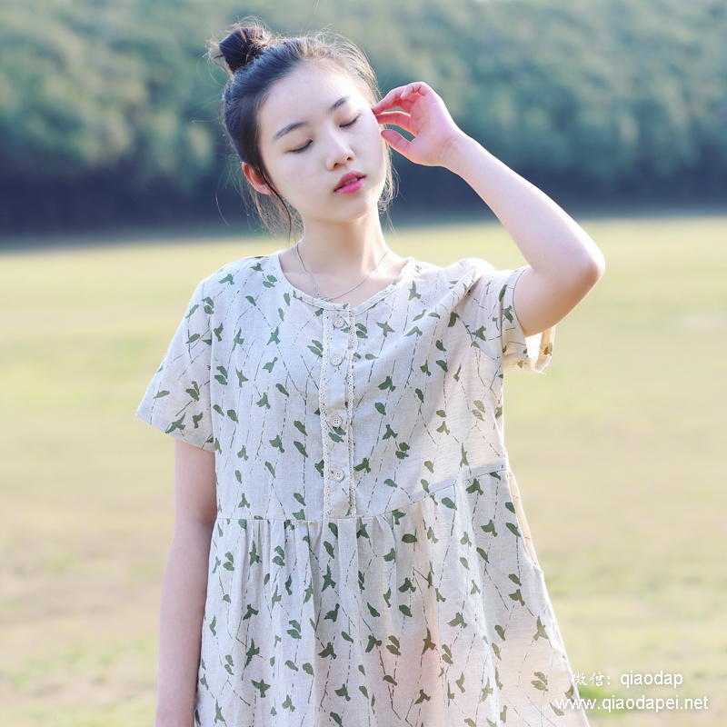 森系文艺夏季装,夏天森系搭配图片欣赏