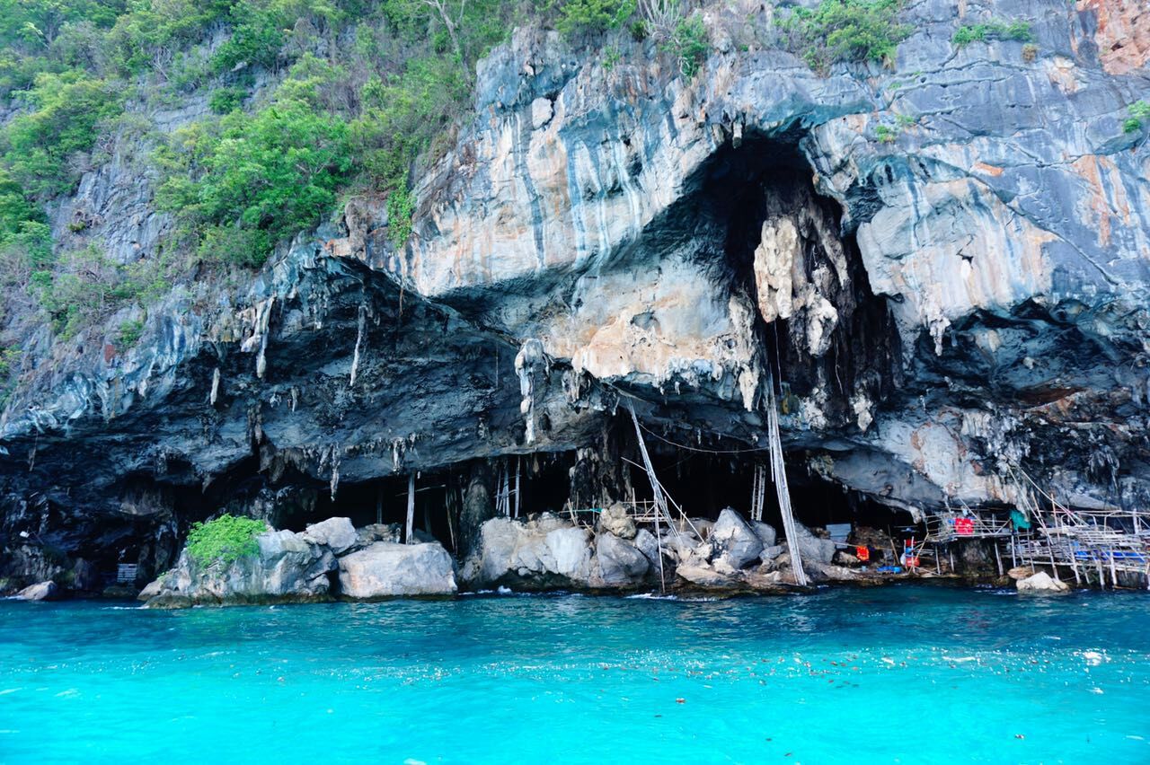 见摄者：普吉岛行之三珊瑚礁的梦，梦幻般的蓝，和蜥蜴面对面