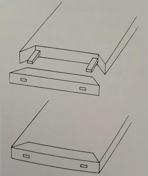 古代木工卯榫结构图片欣赏,古典家具桌面的卯榫结构图