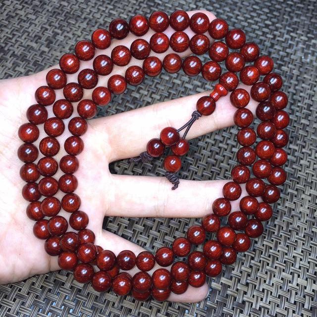 阿光小叶紫檀手串,紫檀珍珠手串