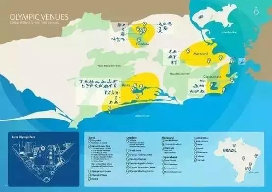 里约热内卢奥运场馆图片,里约奥运会场馆地图