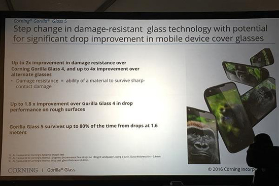 康宁第五代大猩猩玻璃实测：不怕摔摔不怕！