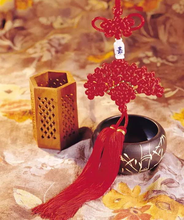 吉祥如意福字中国结挂件,吉祥如意前程似锦中国结