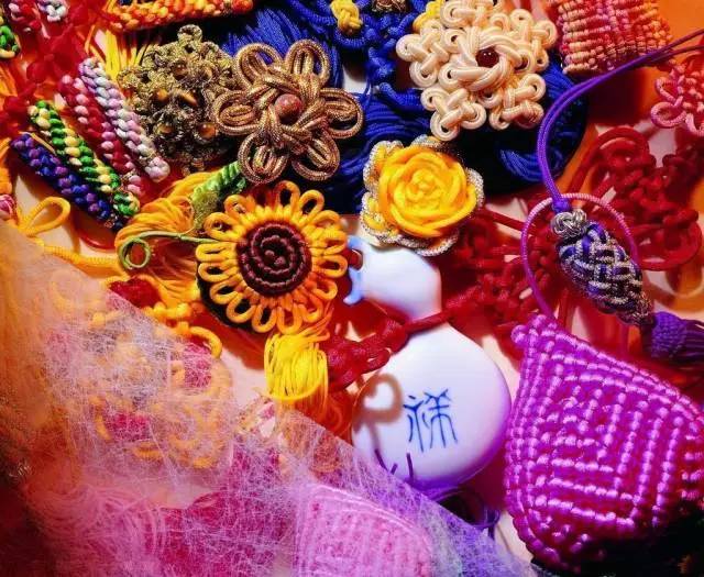 吉祥如意福字中国结挂件,吉祥如意前程似锦中国结