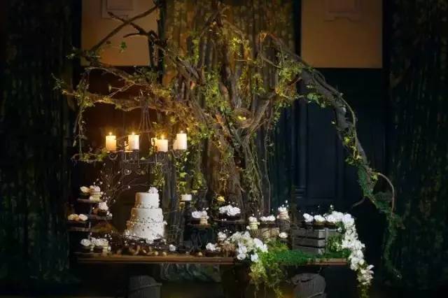 森系婚礼案例,独一无二的浪漫森系婚礼