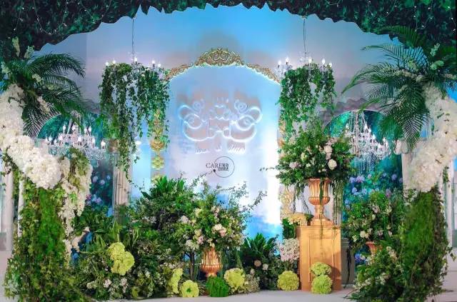 森系婚礼案例,独一无二的浪漫森系婚礼