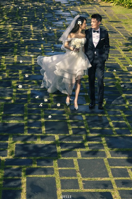 霍建华和林心如结婚哪一年,霍建华林心如婚纱照高清