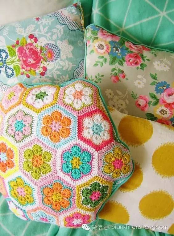 非洲菊拼花的钩针图解,非洲菊拼花钩针教程