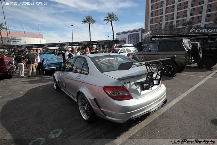 全记录怪兽版奔驰C63AMG改装C74