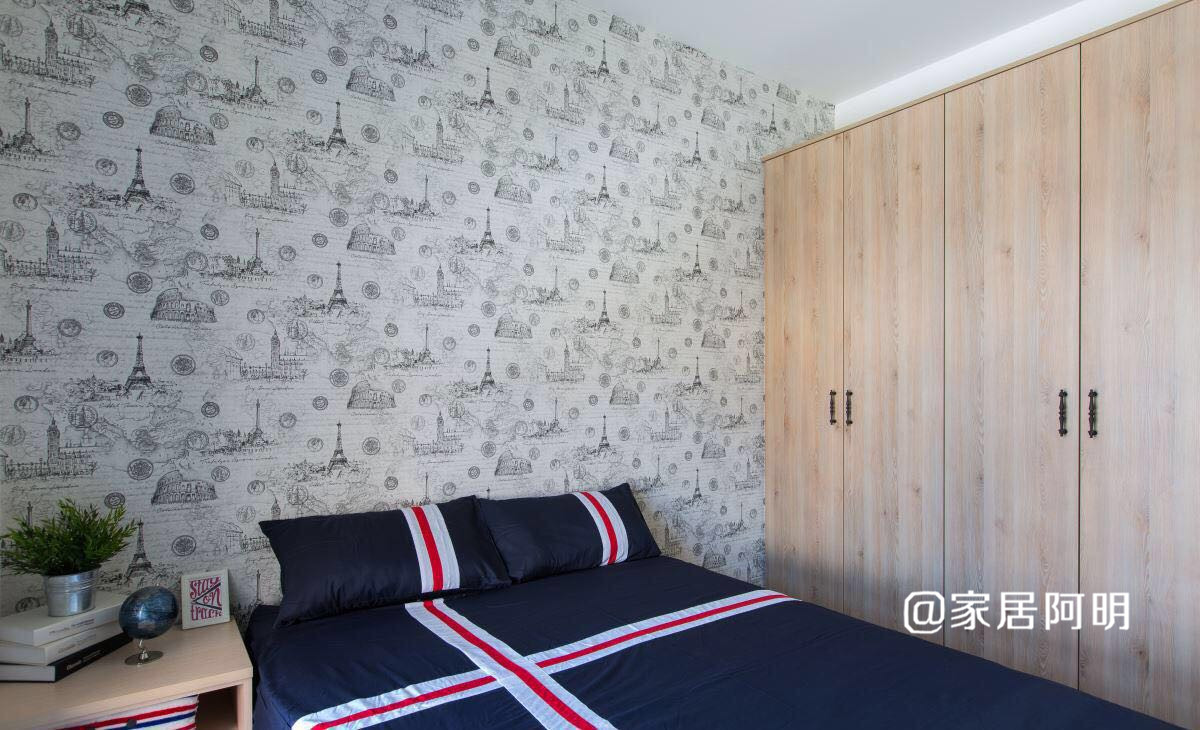 三室两厅70小户型设计,68平三室小户型美式