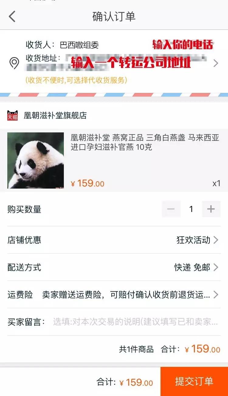 本届巴西奥组委：谁能帮我海淘只熊猫？