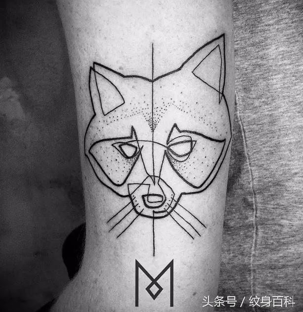 简单的纹身线条教程,简单线条纹身