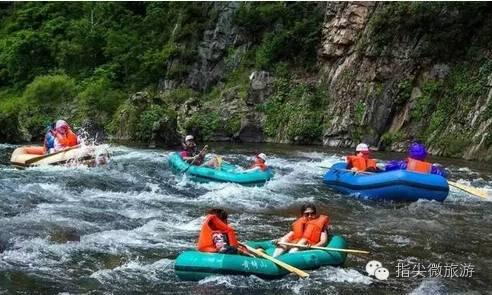 丹东黄椅山火山大峡谷漂流,丹东黄椅山漂流
