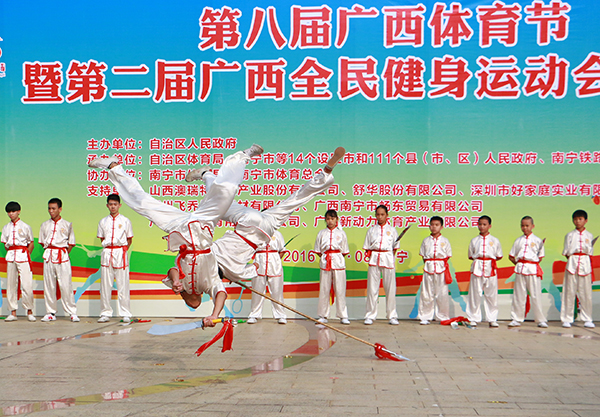 广西体育开幕式,广西第八届运动会