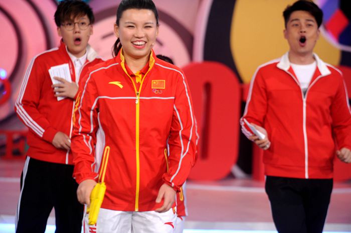 首金张梦雪《中国冠军范》卫视首秀爆料自己偏爱小岳岳