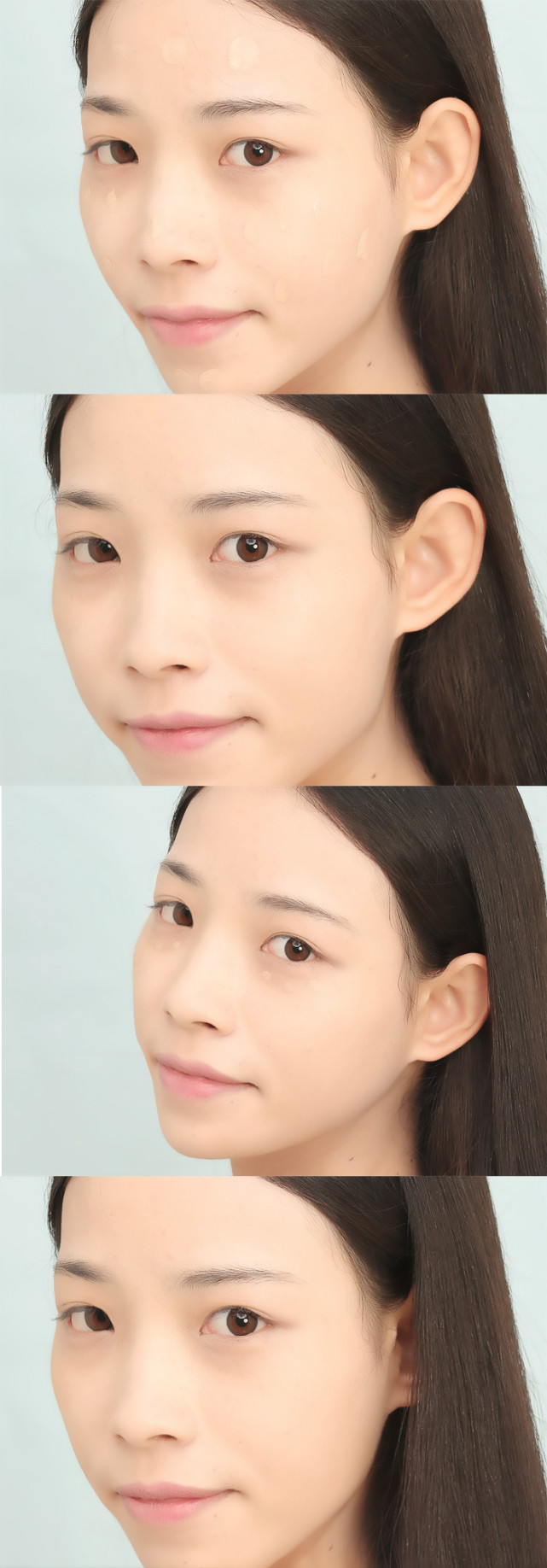 韩流美妆教程,韩星朴春仿妆