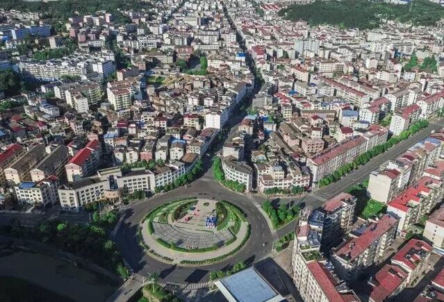 航拍大美炎陵，此处是桃源