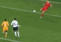 最经典搞笑中超足球gif,足球球员搞怪图片