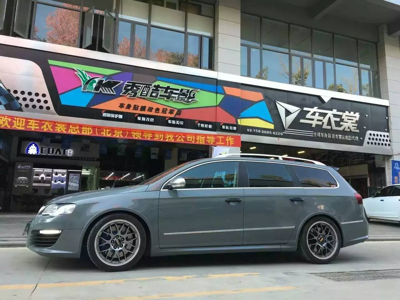 大众r36全车喷漆,大众r36涂装彩绘