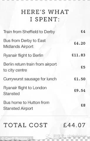 腐国奇葩boy,多花13小时绕路回家,只为省7镑!