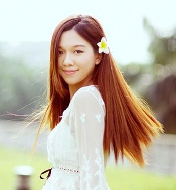 黑色直发怎么挑染好看图片,黑色齐肩直发怎么扎好看