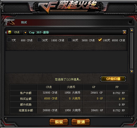 不充钱你怎么能变强,cf年套拉满需要多少钱