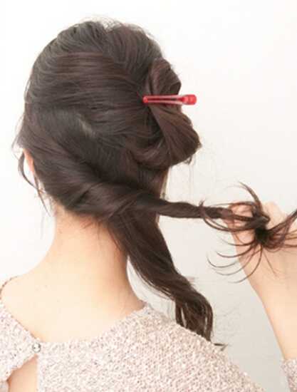 半扎发型公主头简单又好看,新娘中短发公主头半披发造型