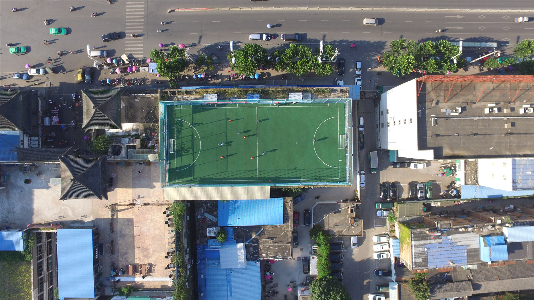 空中看阜阳大型航拍,阜阳震撼航拍短视频