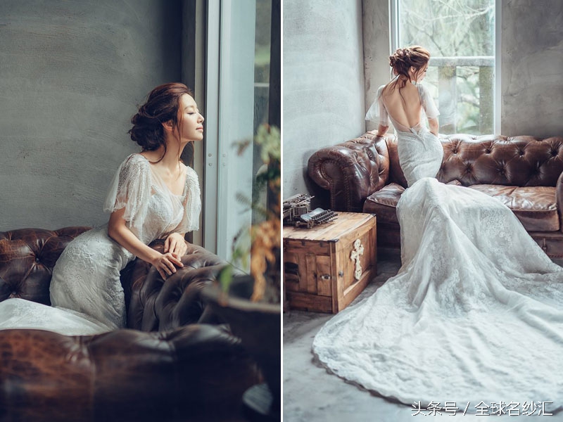 最适合秋冬的复古婚纱,时尚复古婚纱摄影
