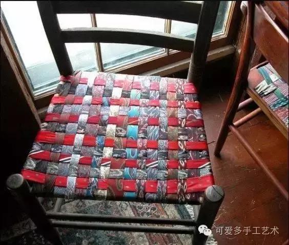 旧领带变身戒指收纳台,旧领带变废为宝