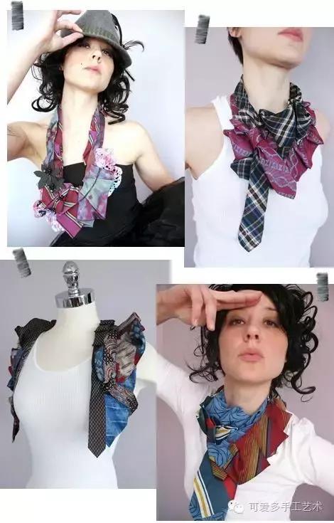 旧领带变身戒指收纳台,旧领带变废为宝