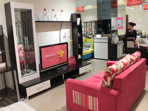 10-15平客厅收纳电视柜,客厅电视柜一体背景墙收纳