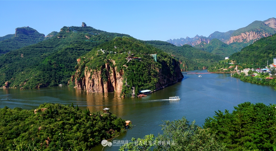 京娘湖爱情湖图片,井陉京娘湖