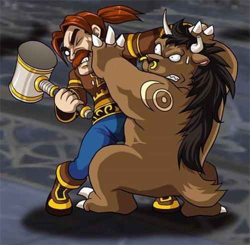 别卖萌了选熊！7.0德鲁伊102级拿4把神器