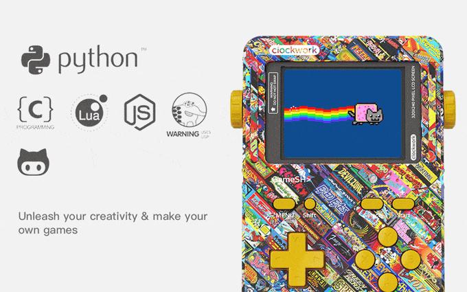一台带你“穿越时空”的掌机!DIY属于你的像素游戏!