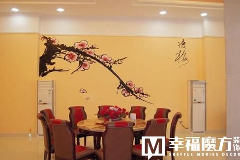 小户型餐厅墙面装饰画简约,欧式风格餐厅墙画