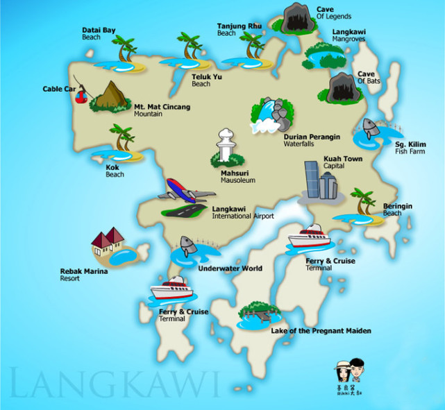 海岛兰卡威旅游,梦回兰卡威度假海岛