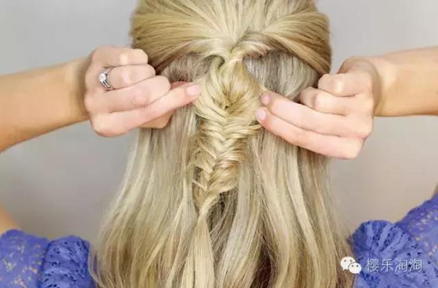 鱼尾头发型教程,简单几步轻松打造气质公主头